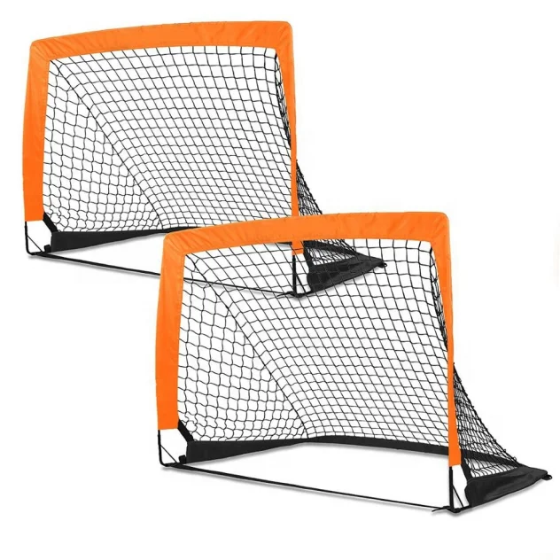 Portable Soccer Goals for Backyard Football Training Soccer Goal Post Pop Up Soccer Rebound Net