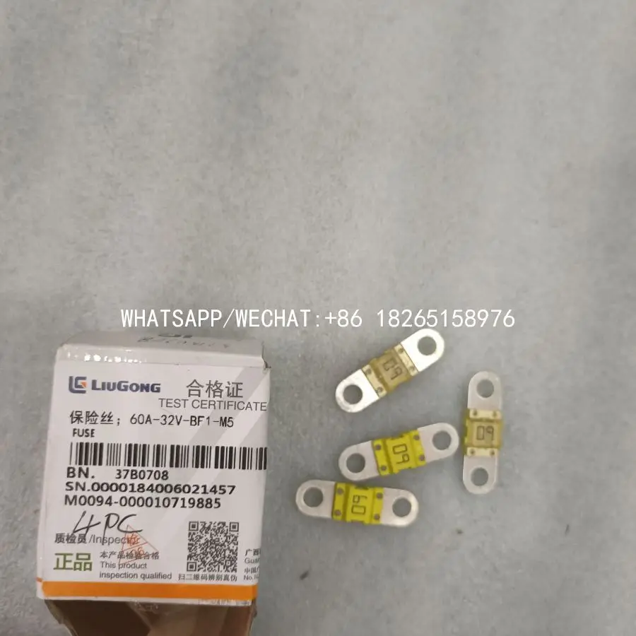 FACTORY WHOLESALE FUSE 60A 32V BF1-M5 37B0708 37B0776 30A 37B0709 37B0710 37B0776 FOR WHEEL LOADER SPARE PARTS
