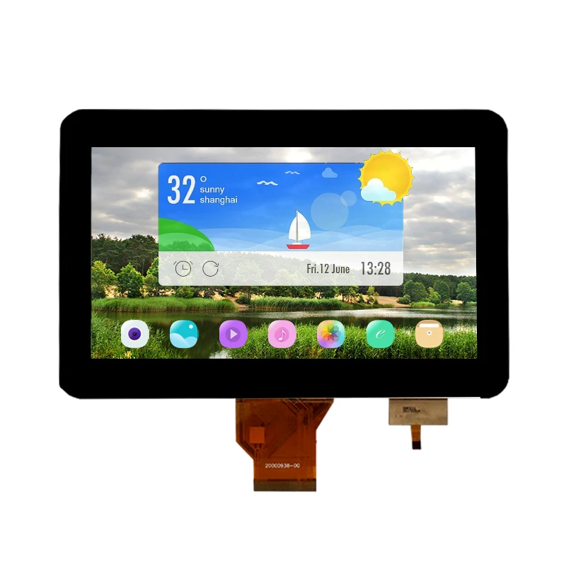 50pin LCD дисплей 800x480 экранная панель 7 дюймов TFT сенсорный