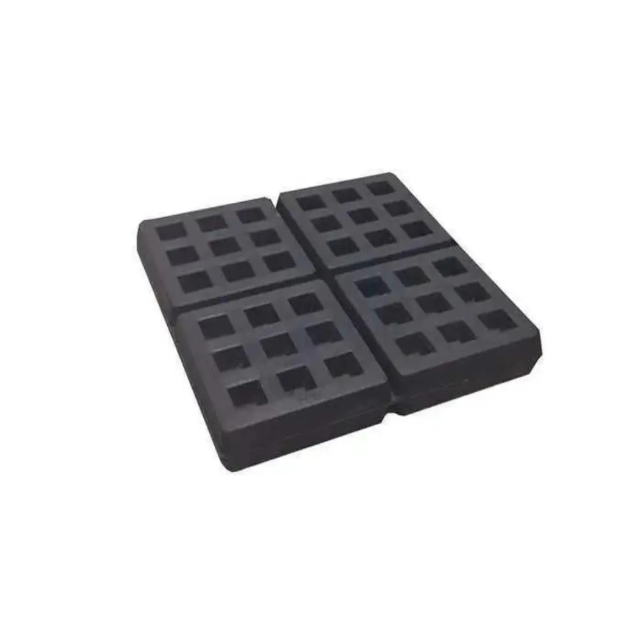Durablefast Anti-vibration Waffle Shape Rubber Pad Vibration Damping Pads for Air Compressor