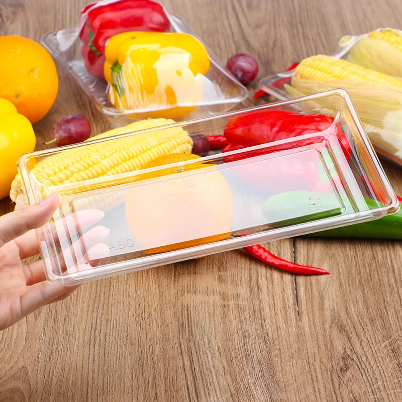 Polypropylene Food Packaging Disposable Clear Plastic Meat Tray