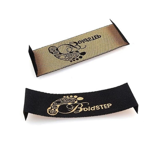 Garment woven label clothes printed label and tags for clothing accessories