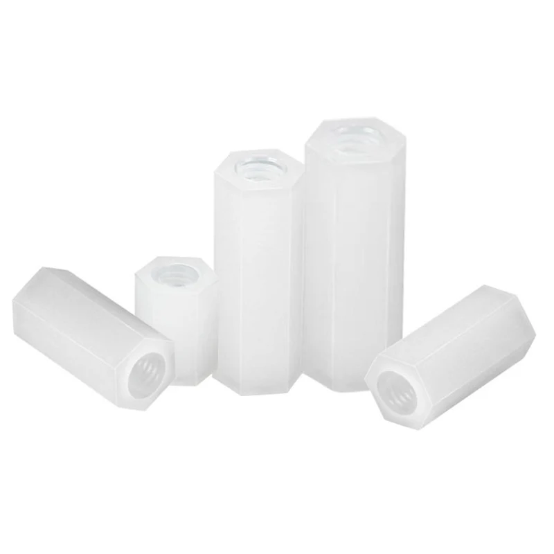 High Quality M3 M4 Plastic Nylon Isolation Column Double-Pass Hexagonal Thread Nylon Column