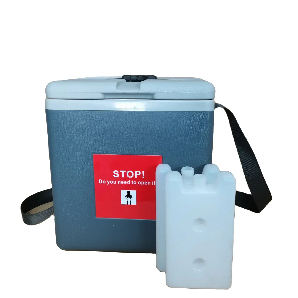 Phefon Insulated PP Vaccine Transport Box  Medical Cold Box With  Ice Pack for Outdoor Cooling Transport