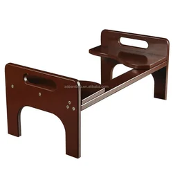 Modern bathroom bamboo adjustable toilet stool squat potty