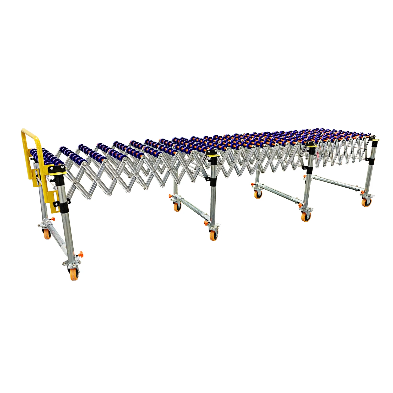 Factory Support Directly Flexible Gravity Fold  Extendable Roller Conveyor Production Line