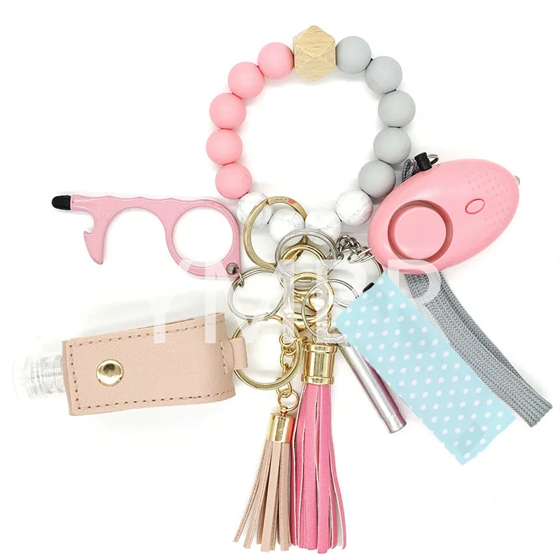 Women Self Defense Keychain Set Window Breaker Emergency sonal Protection Safety Alarm Girl Self Defense Key Chain