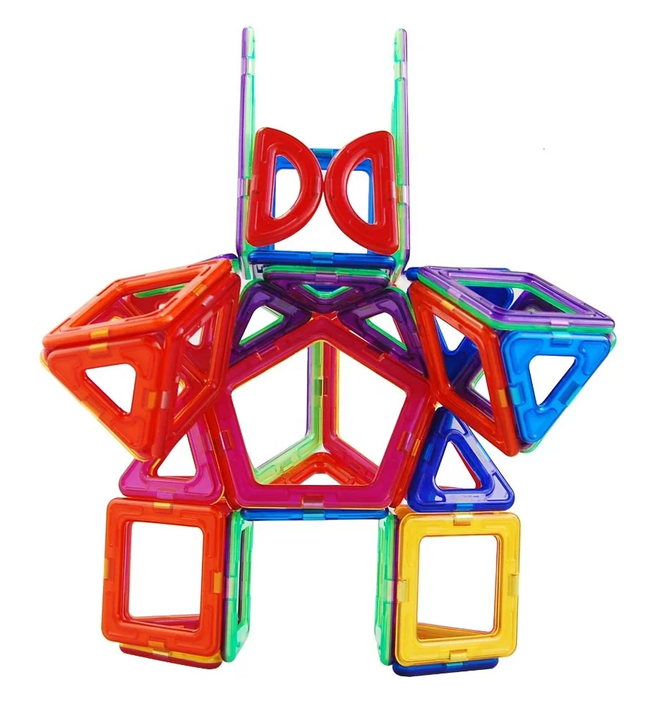 98pcs set diy 3D kids educational magnet tiles building blocks toys sets Magnetic blocks Available