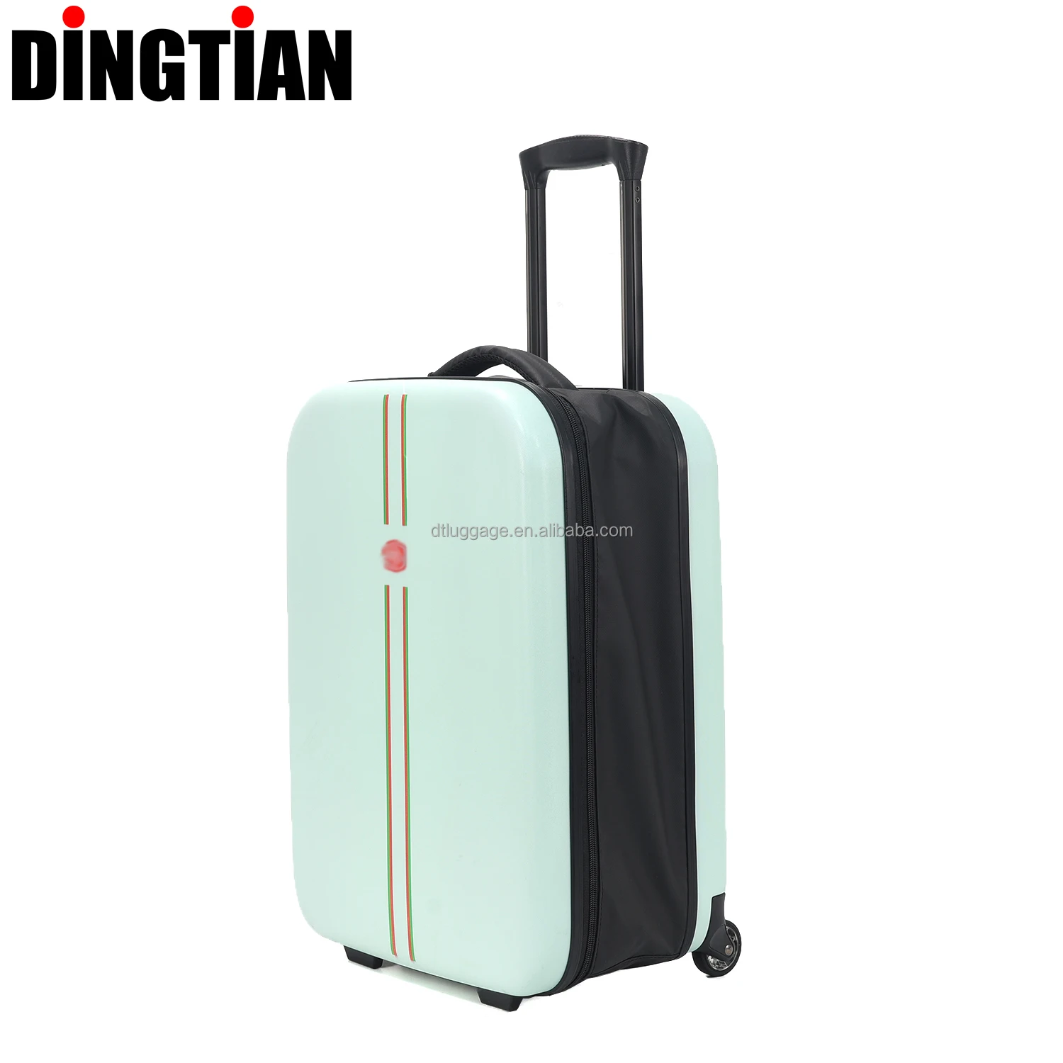 20inch Folding Trolley Case  Hardshell Silent Smooth Double Spinner Wheels lightweight collapsible suitcase