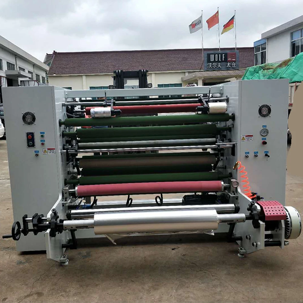 Automatic Adhesive Tape Jumbo Roll Slitting Machinery Slitter Rewinder Cutting Machine