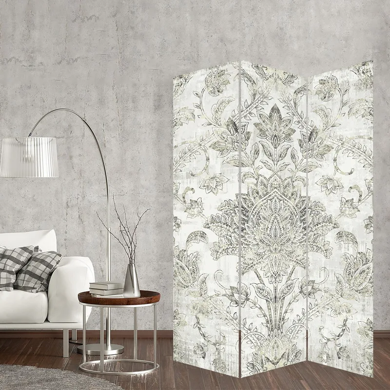 Customized Foldable Screen Double Sided Canvas Partition Screen Room Divider for Home Decor and Folding TA Art Decor Printed