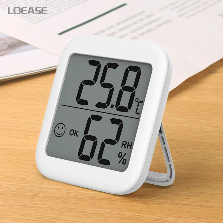 T17 Mini Thermometer Hygrometer Indoor Thermometer Temperature Humidity Monitor Gauge for Home bedroom