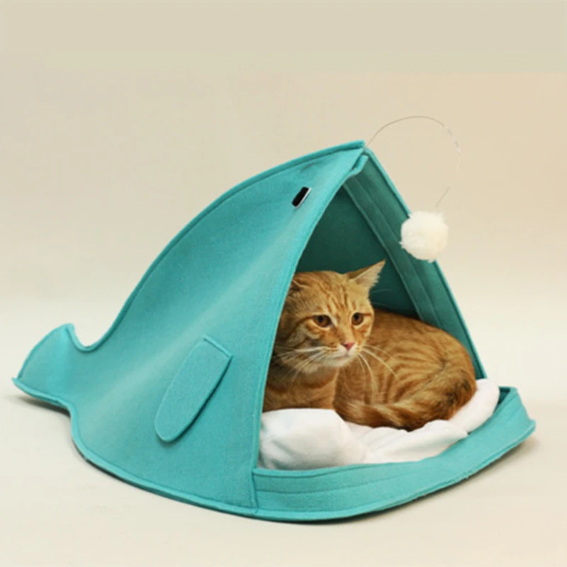 Education & Office Supplies Dog House Factory Felt Cat Sleeping Nest Beds