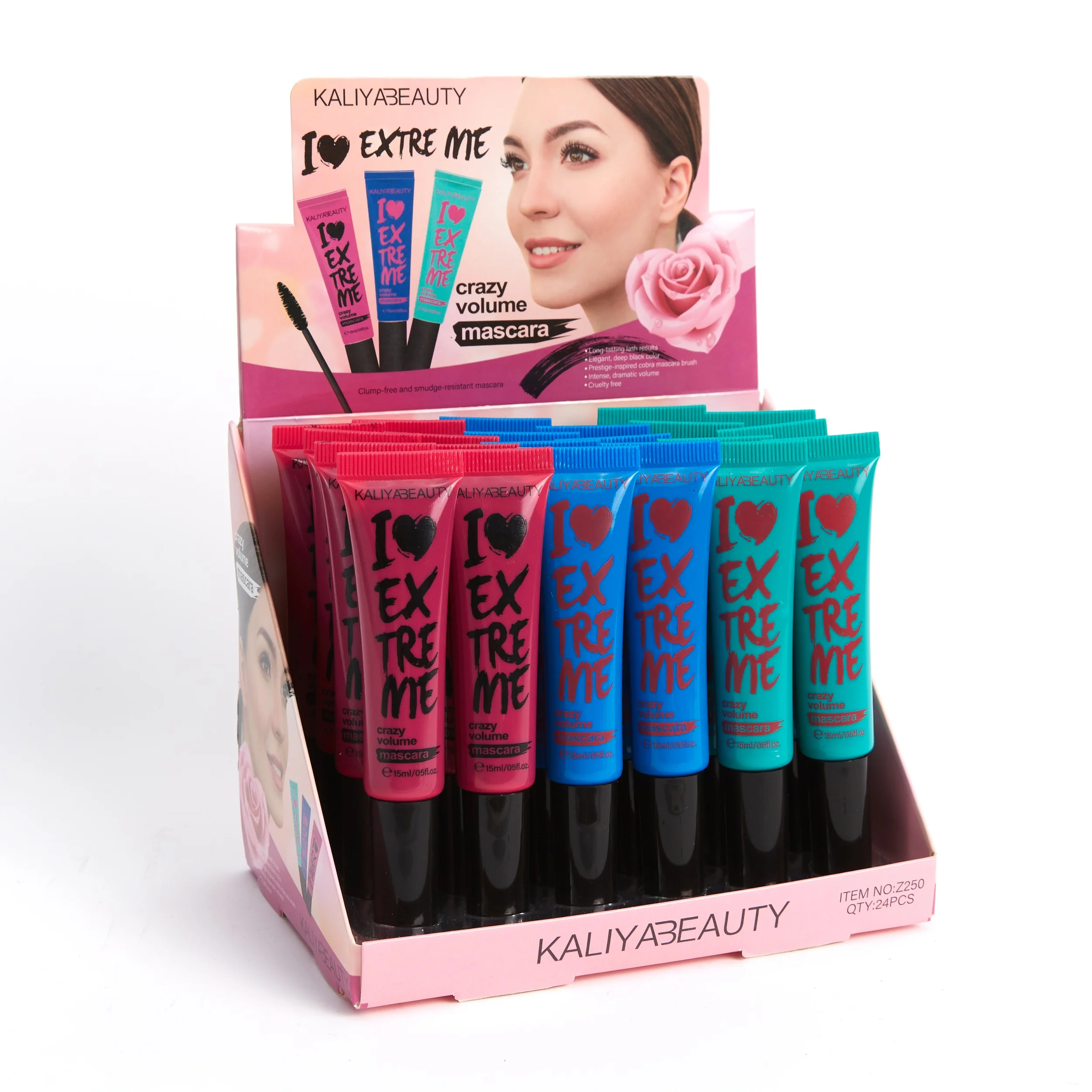 Makeup Waterproof With Brush 24 Hours Long-lasting Hose mascara wholesale in stock