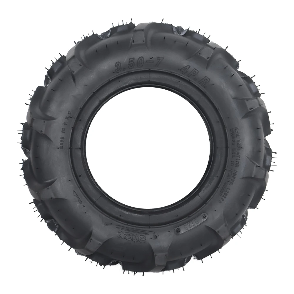 Agriculture Tractor Tires Customizable 3.50-7 Solid Rubber Four-Wheel Trolleys Enclosed Structure Hand Carts