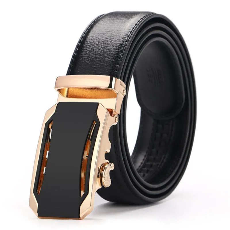 Мужские ремни с автоматической пряжкой LannyQveen, ремень из натуральной кожи для мужчин, ремень с храповым механизмом, оптовая продажа с завода
