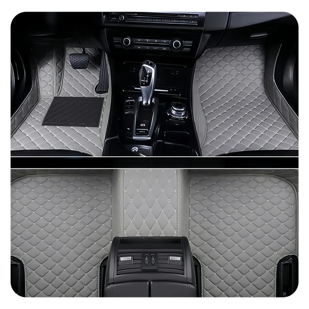 For BMW Mercedes Benz Toyota Honda Audi compatible leather real leather PVC custom luxury car floor mats interior accessories
