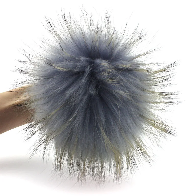 
Racoon Fur Pom Poms Balls 100% Real Ball China Raccoon Fur 