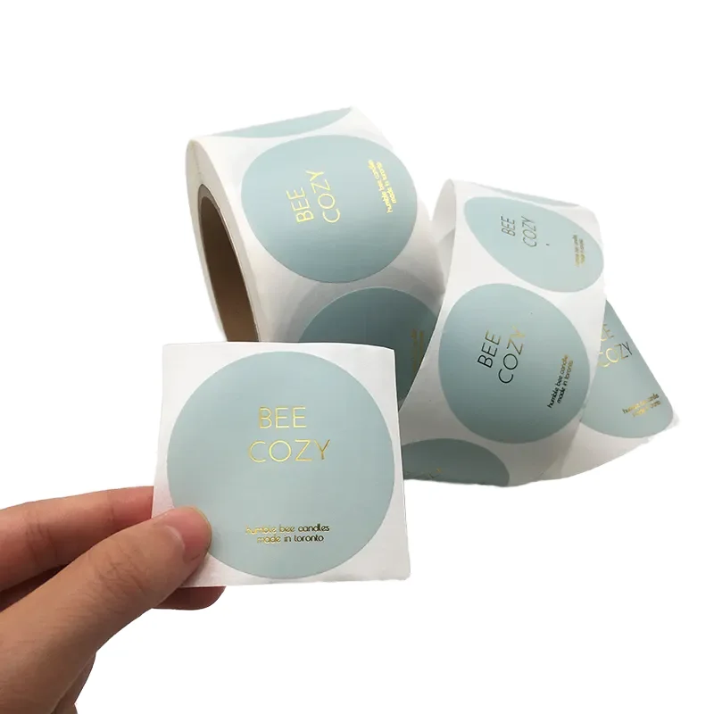 Adhesive Label Sticker High Quality Eco Friendly Logo Stickers For Packaging Custom Label Stickers