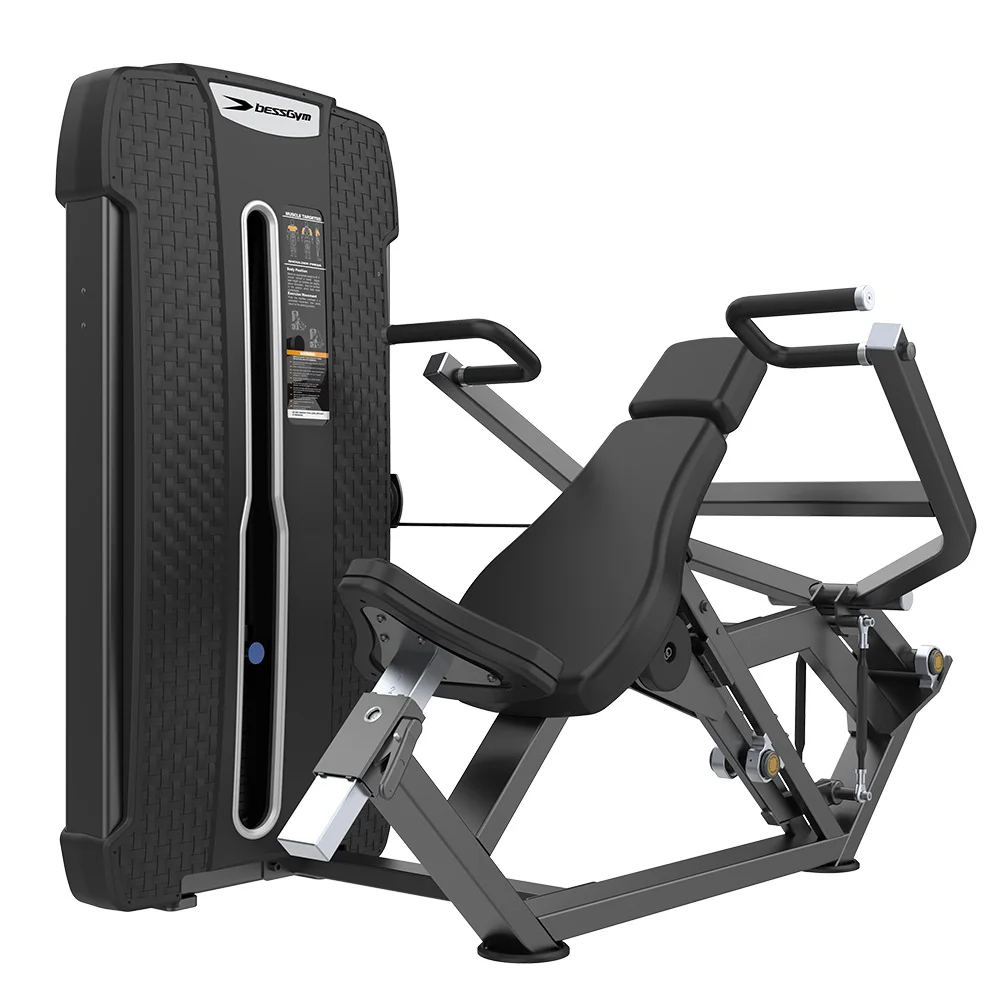 Vertical Press Machine Commercial Gym Machine Indoor Strength Steel Machine with Pin Loaded Seated Chest Press