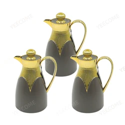 Custom logo spray painting design process vaccum flask&thermoses flask Keep Hot 24hrs coffee maker pot  1L glass water jug