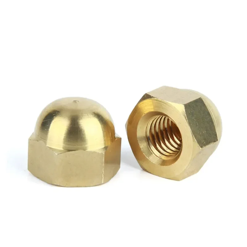 High Quality DIN1587 Metric Decorative Cap Nut Hexagon Dome Brass Cap Nut