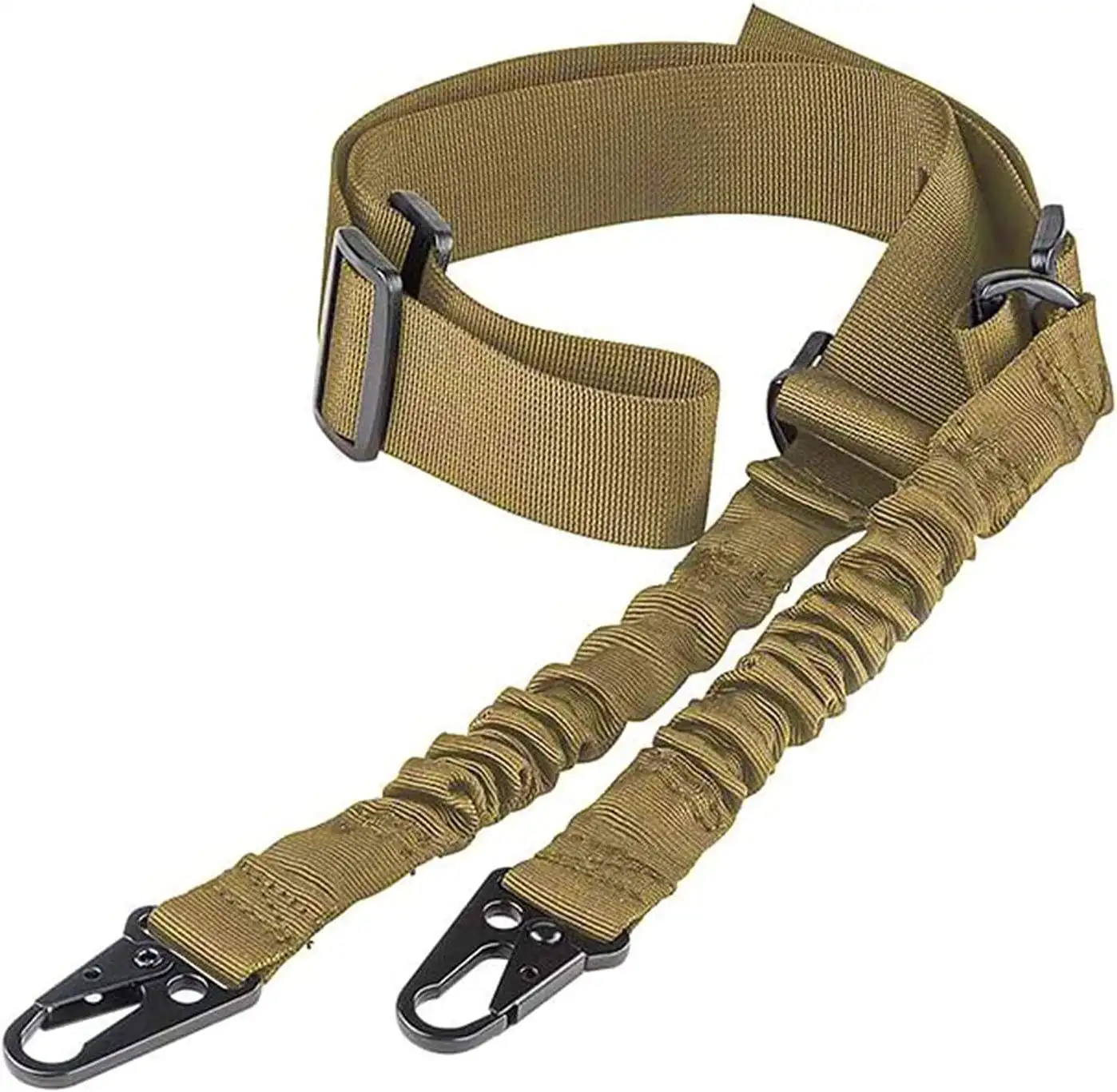 Length Adjuster Traditional Sling Metal Hook Outdoors Tactical Two Points Tactical Gun Sling