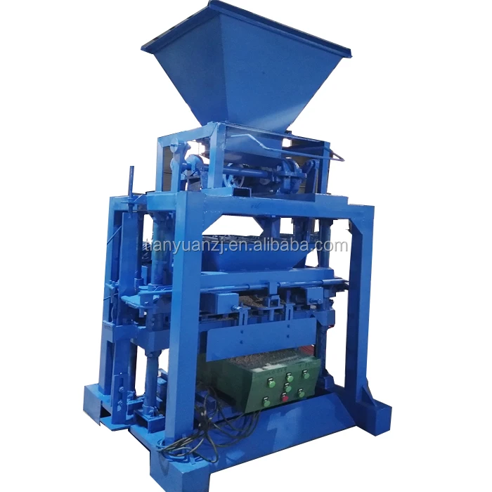 Самая низкая цена QTJ4-35 Вибрационный пресс для производства брусчатки/цена пустотелых блоков машина