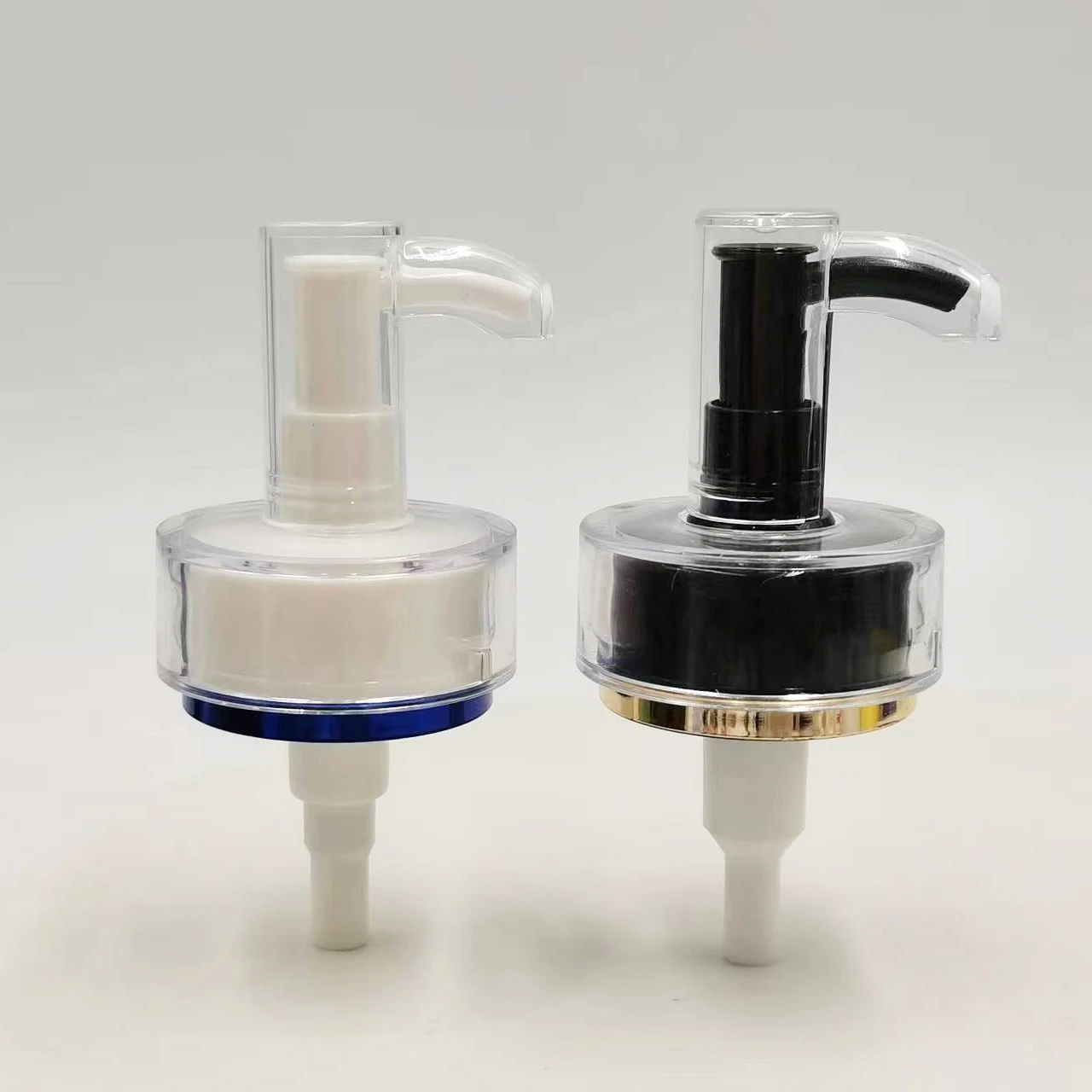 Longan Factory China Free Sample Metal 24 410 500 Ml Airless Black Lotion Dispenser Bottle Pump Container For Spray Bottle