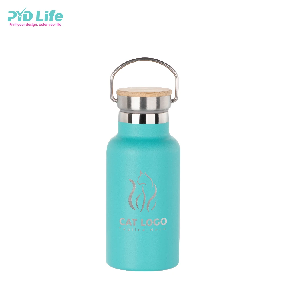 2020 Высококачественный портативный вакуумный термос с двойными стенками и УФ-печатью