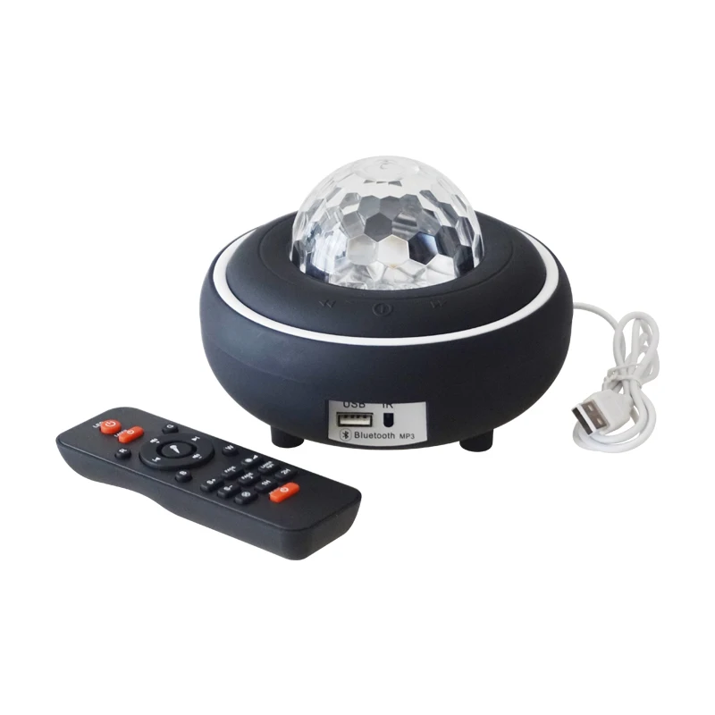 Star Light Projector LED Music Light Package Shipping Rotation Wave Night Light Built-In mMsic Player Star Projector