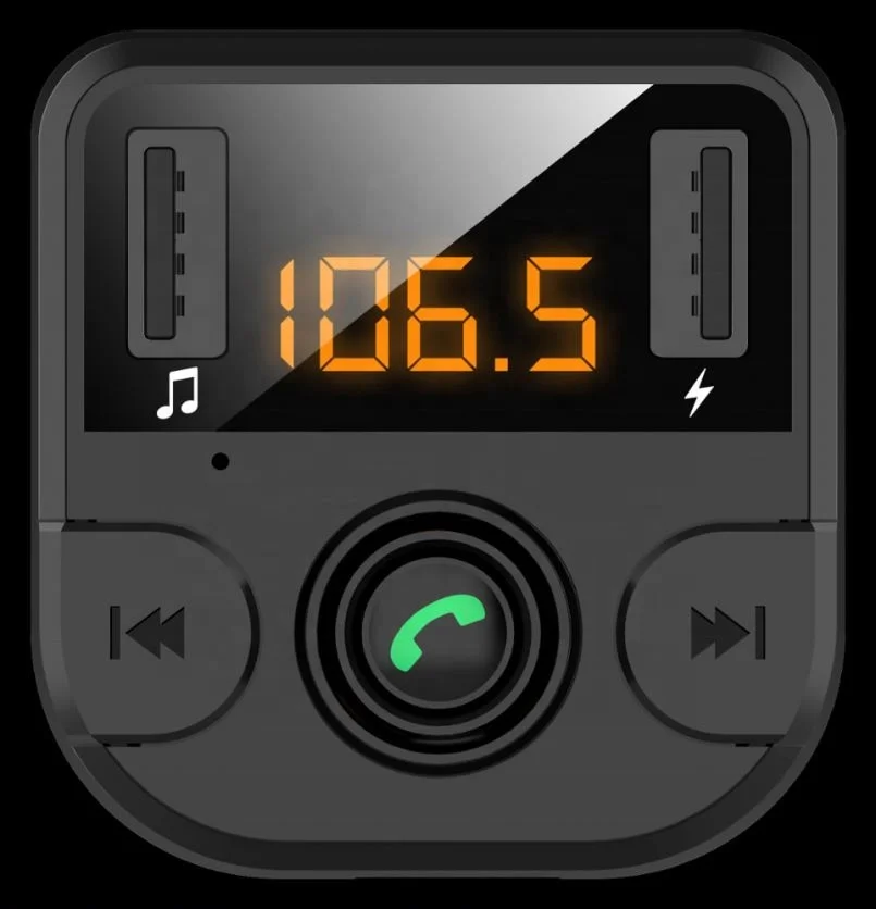 Лидер продаж радио MP3-плеер Автомобильный BT fm-передатчик с автомобильным двойным USB-зарядным устройством