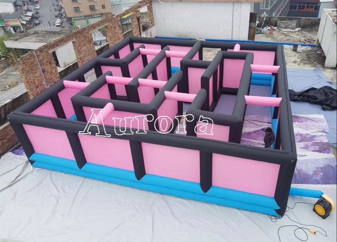 Commercial Portable inflatable zombie maze for Halloween inflatable haunted house maze Large Sport Adult Inflatable Maze