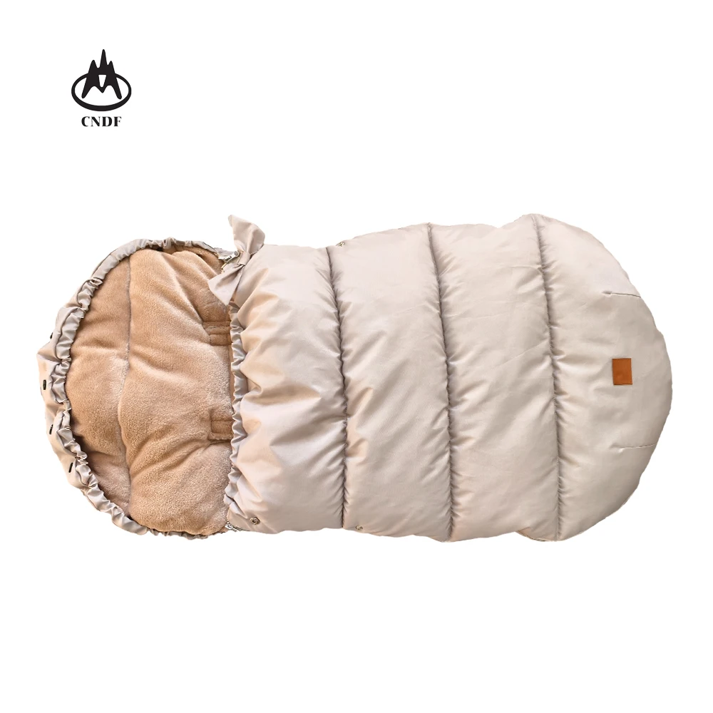 Multiple Use Keep Warm Low MOQ 210D oxford Outdoor Winter Stroller Baby Sleeping Bag
