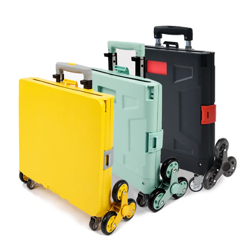 Новый дизайн, трехколесная тележка для покупок маленького размера, удобная складная Мини-Тележка для покупок