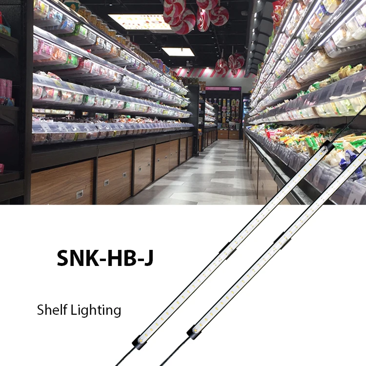DC24V 4W Shop&Market showcase cabinet led shelf lighting lamps set with Power supply