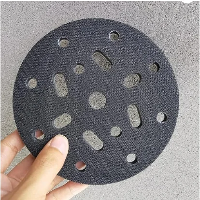 6 Inch 17 Hole 11 mm Thickness Soft Density Interface Pads Hook and Loop Sponge Cushion Buffer Backing Pad for Festool Sander