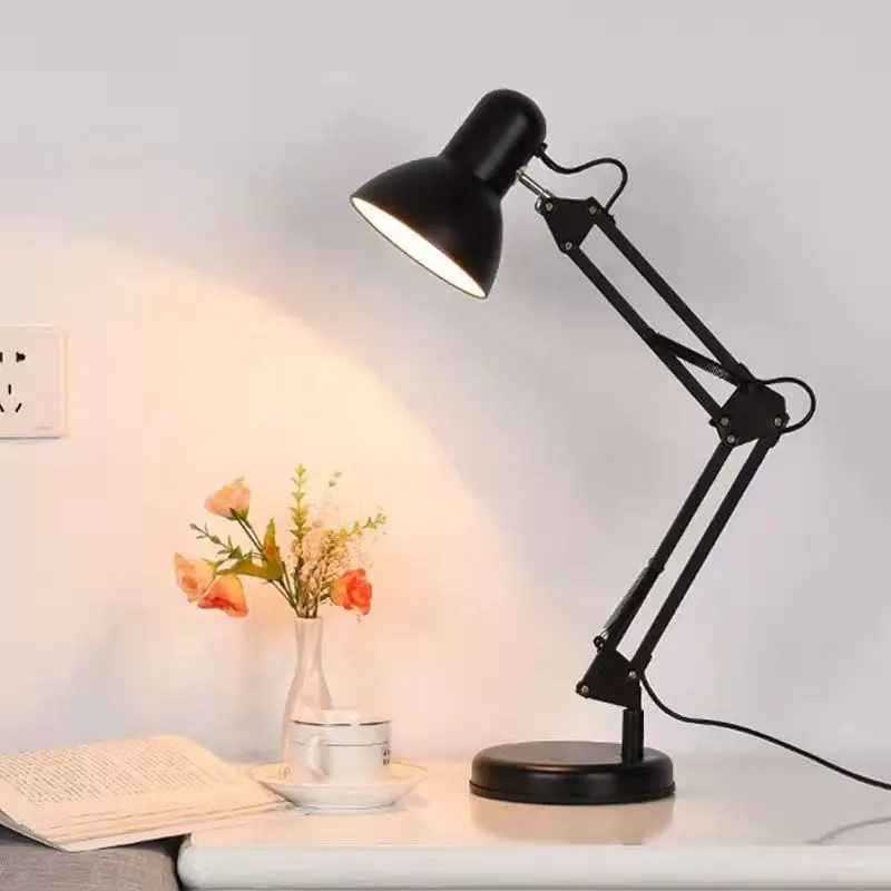 Best-Selling Modern Minimalist LED Book Light with Adjustable Gooseneck USB Battery Type for Students Offices or Bedrooms