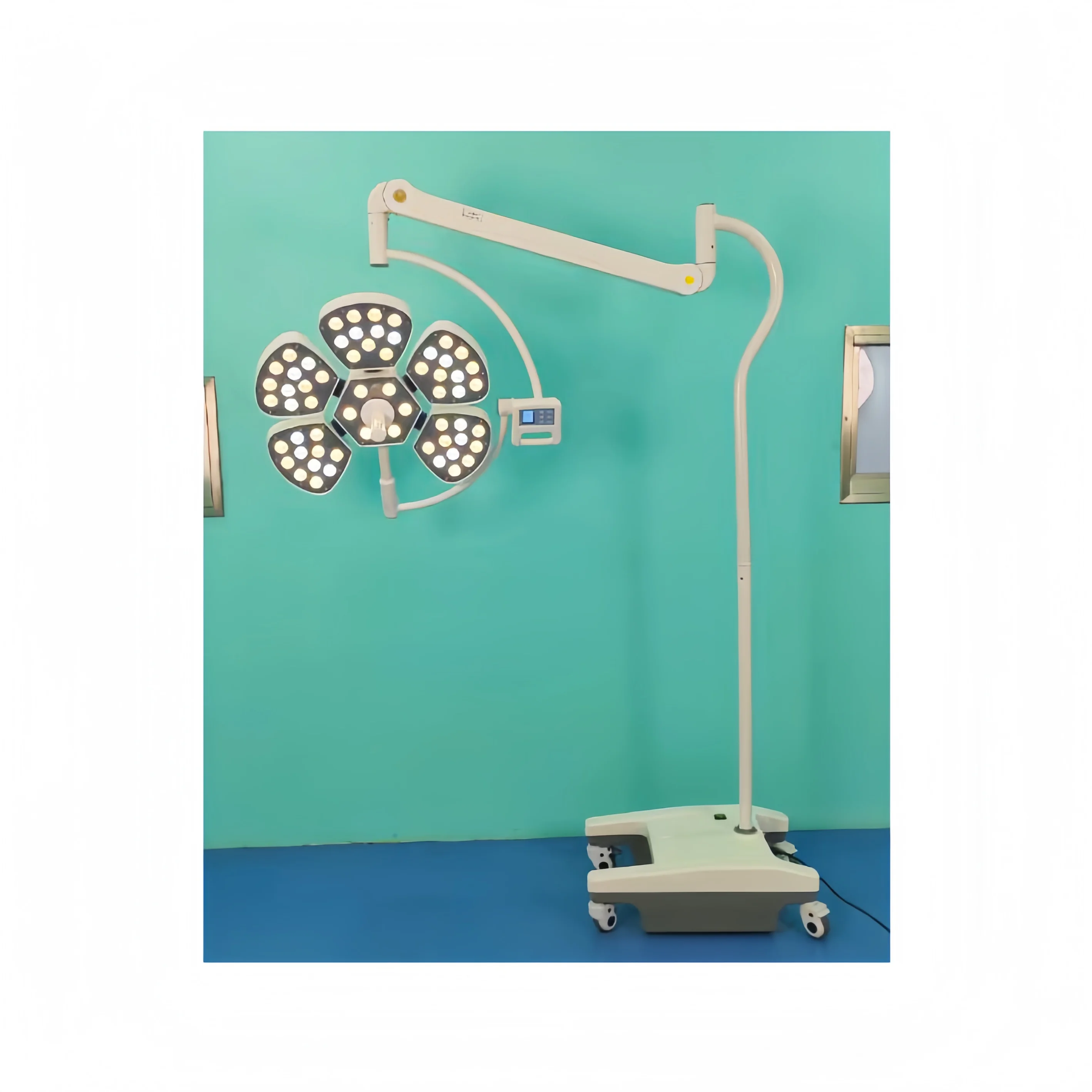 Hospital Clinic Adjustable Multi-point Lamp Source Illuminance 40000-180000Lux LED Examination Operating Light For ICU Surgical