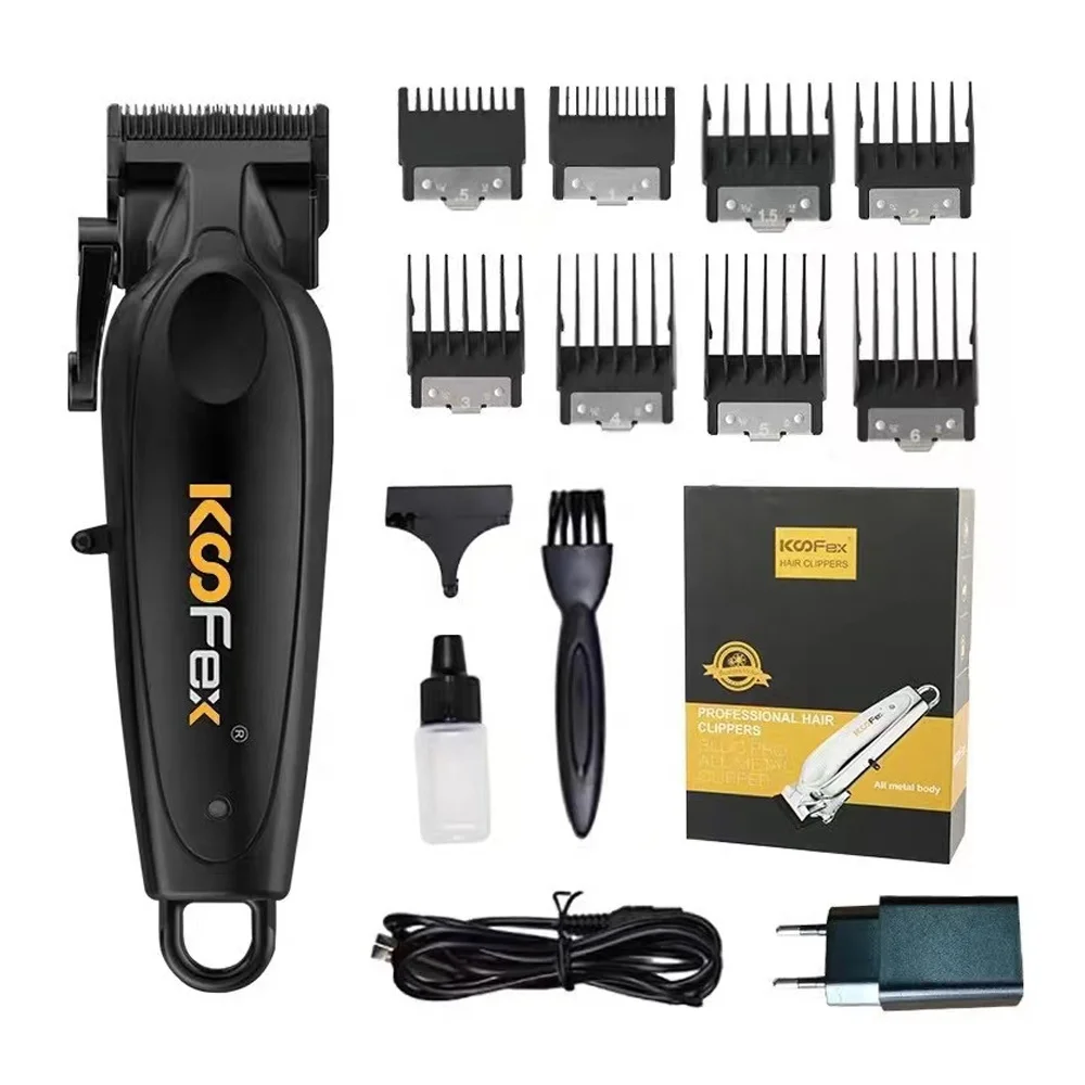 Brushless motor Hair Cutting Machine Hair Clippers Rechargeable Beard Shaver Professional Electric Hair Trimmer For Men Barber