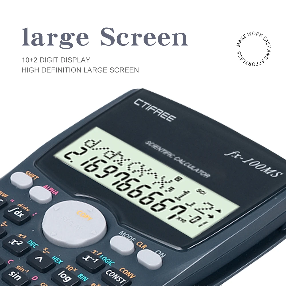Student Science Calculator Examination Function Office School Supplies Battery fx 100 Scientific Calculator Promotion Stationery