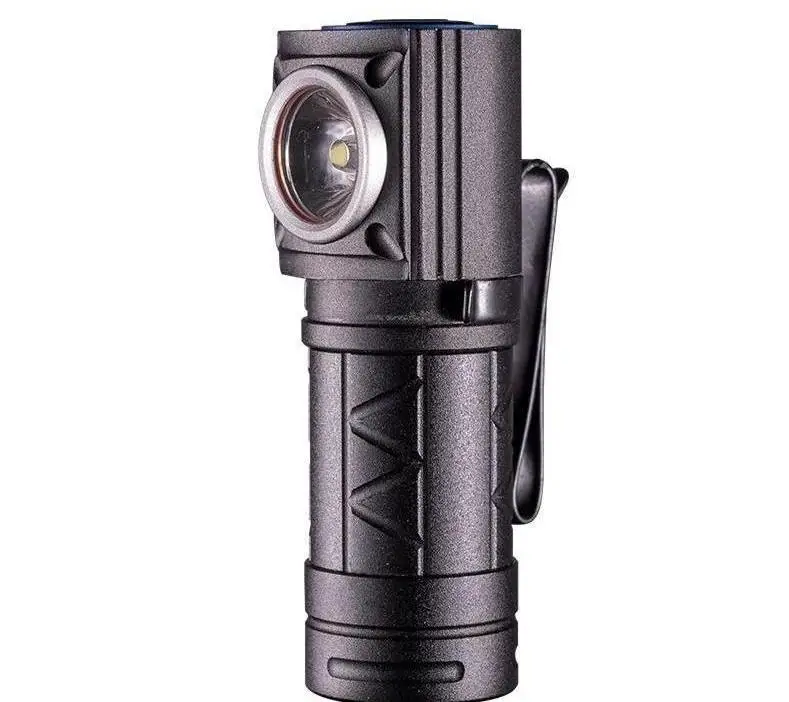 Multi-functional corner headwear portable mini EDC high light focus flashlight for outdoor walking headlight