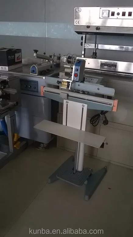 
KUNBA CE PFS350JT Heat Sealing and Printing date of Discharge Date Machine for Plastic bags band 