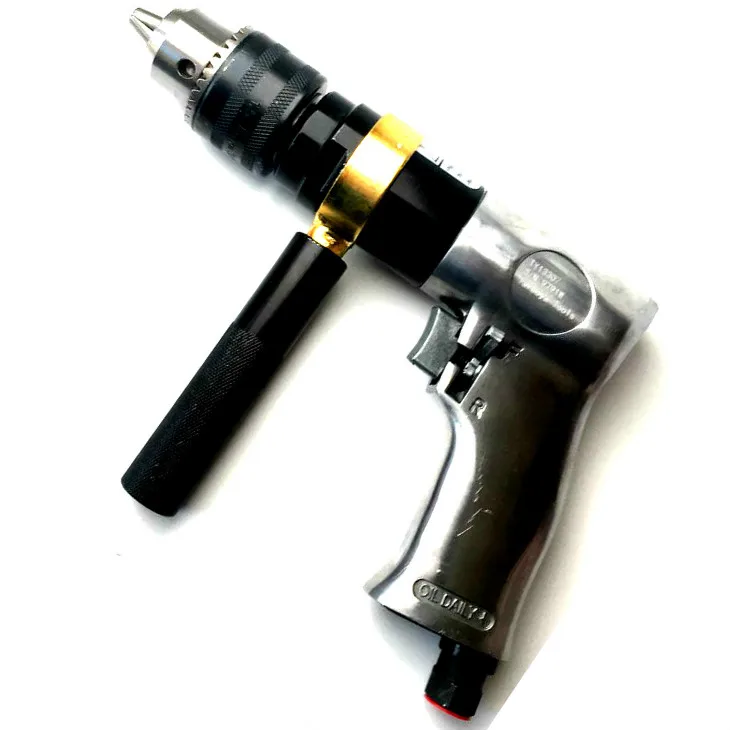 Воздушная дрель с 700 об/мин планетарные шестерни для снижения общей грузоподъемности дразнят триггер 1/2 управления. Удобная Двусторонняя Боковая ручка