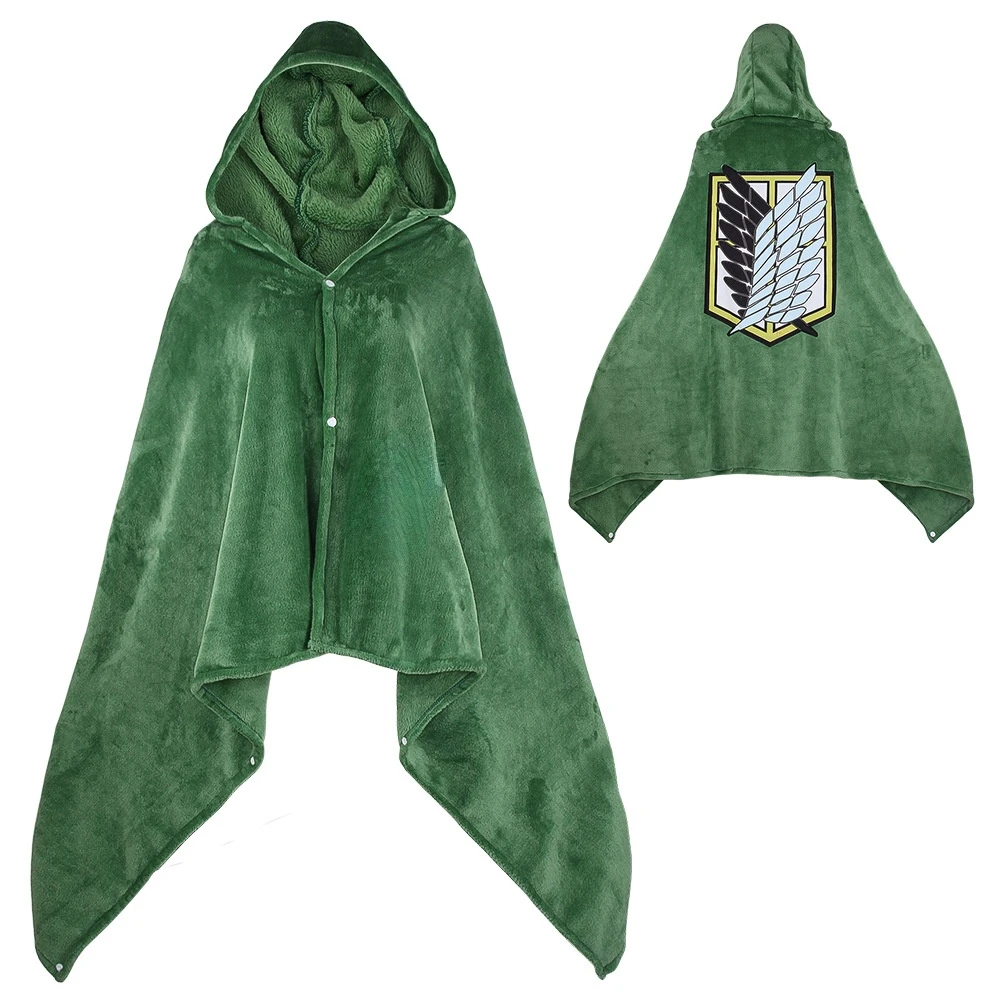 Anime Hoody Blanket Cloak  Cloak Cape Flannel Cosplay Oversize Costume Hoodie with Real Photos Plus Size