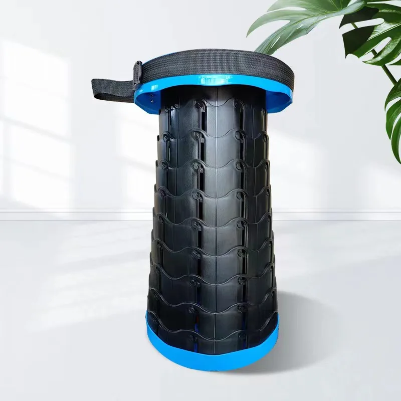 Retractable Portable Stool Collapsible Stool Lightweight Camping Telescopic Folding Stool For Outdoor Indoor