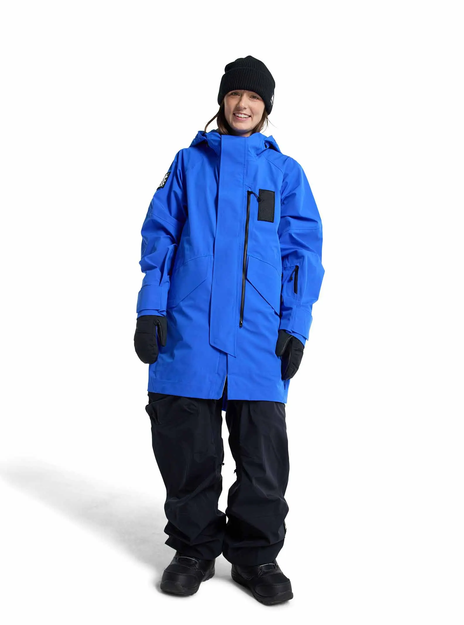 High quality 3L trench hard shell Jacket for snowboarding unisex baggy winter ski snow waterproof jackets full taped seams