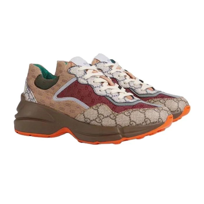 
2020 new G matching color Old daddy shoes men and women retro platform inside height lovers casual sports shoes 