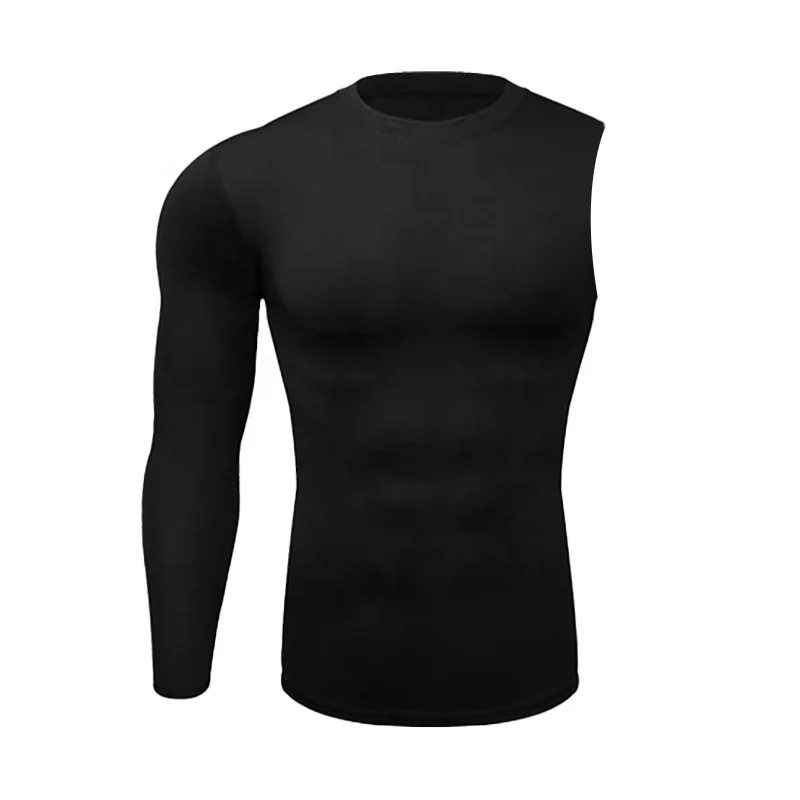 New Compression Shirts for Men 1/2 One Arm Long Sleeve Athletic Base Layer Undershirt Gear T Shirt for Workout Basketball