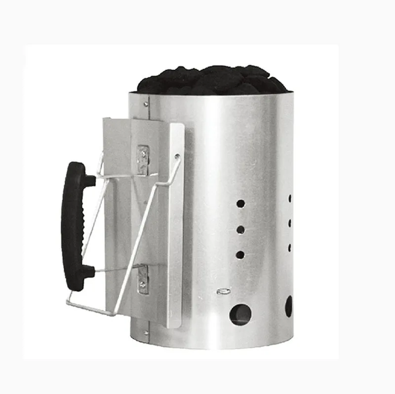 Outdoor BBQ Grill Accessories Charcoal Lighter Stainless Steel Charcoal Burner Fire Starter For Coal
